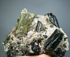 3.39lb Natural SCHORL Black TOURMALINE& Mica QUZRTZ Crystal Mineral Specimen picture