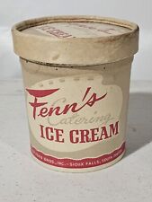 Antique Fenn's That's Good Ice Cream Catering Container Sioux Falls, SD picture