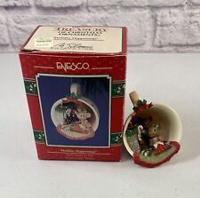1993 Enesco Christmas Ornament “Holiday Happenings” #6 Treasury  *MINT* picture