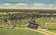 Boston Red Sox Spring Stadium Sarasota Florida Payne Park Postcard - Scarce View picture