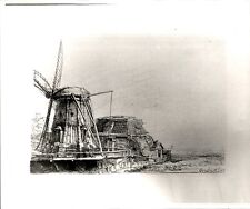 LD252 1984 Original Photo of REMBRANDT ETCHING of THE WINDMILL Art from 1641 picture