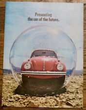 Volkswagen Bug sedan brochure 1970 with color chart picture
