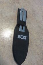 SOG Fling 3pc Throwing Knives w/ Nylon Sheath-9.5” Stainless Steel Fixed Blade picture