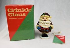 Rare Vintage Crinkle Claus Santa Figurine by Possible Dreams 1994 picture