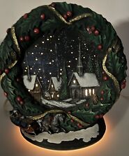 Vintage Handmade Ceramic Lighted Christmas Scene picture