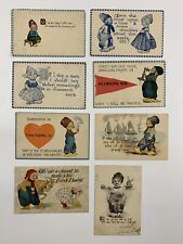 Lot 1910s Dutch American Deutsch Divided Back Postcards Posted Unposted WI picture