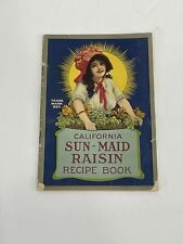 Vintage 1916 California Sun-maid Raisin Recipe Book Booklet picture