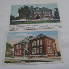 2 1903/1915-30 ATHENS NY PHOTO POSTCARDS “HIGH SCHOOL” 1903 ATHENS POSTMARK picture