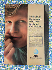 Vintage 1988 AT & T Long Distance Telephone Print Ad Holland picture