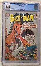 BATMAN #155 CGC 2.5 OW/WH PAGES // 1ST SILVER AGE APPEARANCE OF THE PENGUIN 1963 picture
