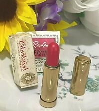 VINTAGE REVLON COLLECTIBLE GOLD TUBE CHEEK STICK CREAM ROUGE STICK BLUE RED NEW picture