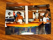 1990s Vintage Color Photo Shirtless Beefcake Bartender on Boat Gay Interest SU4 picture