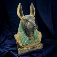 Antique Ancient Egyptian Head Anubis Death protector Rare Pharaonic Egyptian BC picture