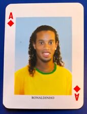 FOOTBALL STAR RONALDINHO BRAZIL PSG VERY RARE ROOKIE CARD NIB picture