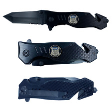 Boston Police collectible Officer 3-in-1 Police Tactical Rescue knife tool with picture