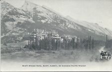Banff Springs Hotel, Banff, Alberta, Canada,  On C.P. Railway, Early Postcard picture