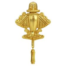 Quimbaya Flyer #9 Ancient Golden Jets 24k GP Lapel Stick Pin | Across The Puddle picture
