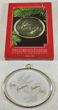 Hallmark First Christmas Together 1985 Acrylic Ornament picture