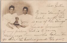 c1900s RPPC Photo Postcard Two Women / Sisters, Possibly Twins - Undivided Back picture
