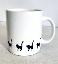 Vintage Waechtersbach Mug Black Cats Border Spain Coffee Cup picture