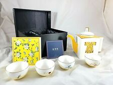 Asianera Hand Painted Bone China Teapot 4 Cups Tea Set Asian Teaset NEW picture