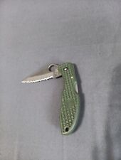 Spyderco C11PGR Delica Green G-2 Blade Steel 1st Generation Very Rare  picture