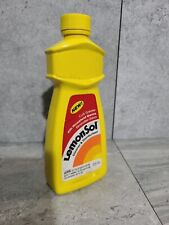 LEMONSOL rare TEST MARKET Cleaner Bottle 1980s Prop Display Pinesol picture