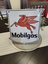 Original Mobilgas Pegasus Porcelain Advertising Sign picture