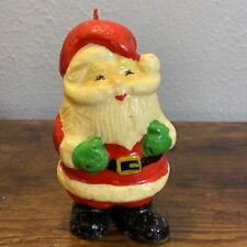 Vintage Santa Claus Candle Christmas Decorative Candle Approximately 5 Inches picture