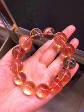 18mm Natural Citrine Quartz Yellow Crystal  Bead Stretch Bracelet  AAAAA picture
