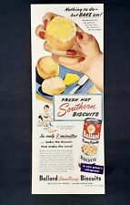 Ballard Buttermilk Biscuits ad vintage 1948 Southern Biscuit print advertisement picture