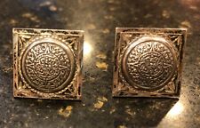 Vintage, Square Sterling Silver cufflinks picture