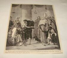 1880 magazine engraving ~ JESUS He Without Sin Cast First Stone picture