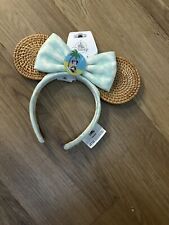 2024 Disney Parks Minnie Mouse Summer Tropical Palm Tree Rattan Headband Ears picture