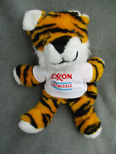 VINTAGE 1970s-1980s? EXXON CHEMICALS STUFFED PLUSH TOY TIGER MADE IN USA picture