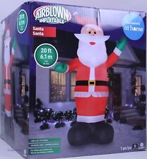 Gemmy 20 ft Light Up Giant Sized Waving Santa Airblown Inflatable NIB picture