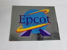 Disney Epcot Center Vintage 1990s Silver Foil Spaceship Earth Sticker  picture