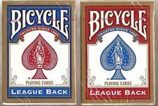 12 DECKS Bicycle League Back playing cards red & blue picture
