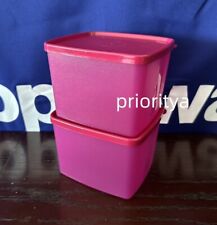 Tupperware Freezer It Square Rounds 800ml Container Set of 2 Vineyard New picture