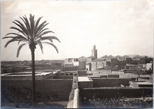 Morocco, Marrakech, General View, Vintage Silver Print, 1921 Vintage Silver Prin picture
