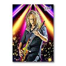 Kirk Hammett Metallica Headliner Sketch Card Limited 03/30 Dr. Dunk Signed picture