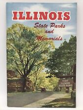 1949 ILLINOIS STATE PARKS AND MEMORIALS Illustrated Travel Guide Booklet and Map picture