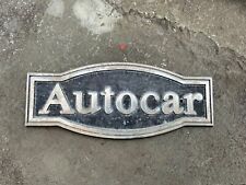 Antique, Original AUTOCAR  Emblem Badge nameplate HARD TO FIND  picture