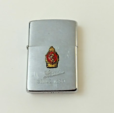 Rare Vintage Stroh’s Beer Brushed Chrome Zippo Lighter 1960 W/badge Nice picture