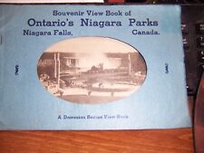 VINTAGE Souvenir View Book of Ontario's Niagara Parks - Black & White picture