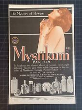 Rare Vintage 1920s Mystikum Perfume Print Ad picture