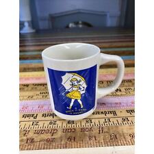 Vintage 1956 Morton Salt Coffee Mug Cup D Handle “When It Rains It Pours” picture