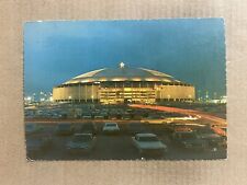 Postcard Houston Texas Astrodome Christmas Star Night Baseball Football Stadium picture