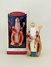 St Nicholas - 1995 Hallmark Ornament - Christmas Visitors Series #1 picture
