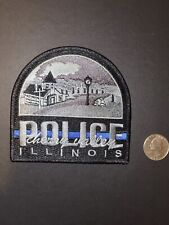 CHERRY VALLEY ILLINOIS IL Sheriff Police Patch CHURCH BELL BLUE LINE SUBDUED PD picture